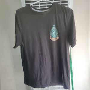 Volcom Men's Charcoal Tee with Graphic Small